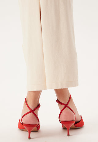 Bow Low heel Strap Sandal