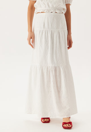 Broderie Anglaise Maxi Skirt