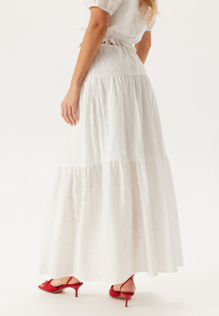 Broderie Anglaise Maxi Skirt