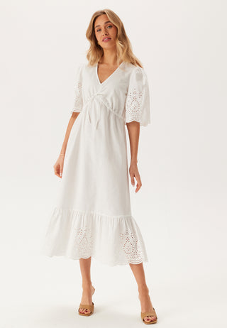 Midi Broderie Anglaise Dress