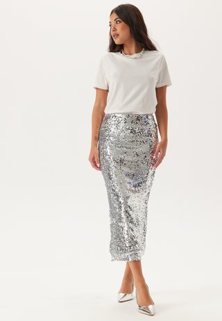 Sequin Midi Skirt