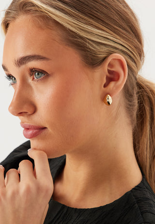 Dune Earrings Gold-plated