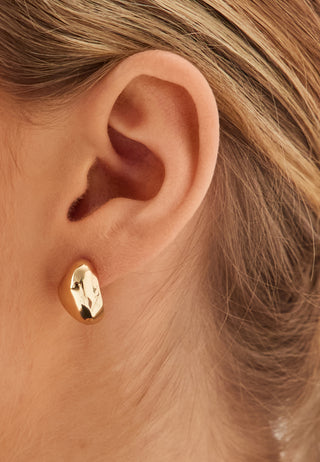 Dune Earrings Gold-plated