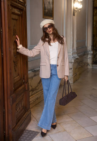 Oversized L/S blazer