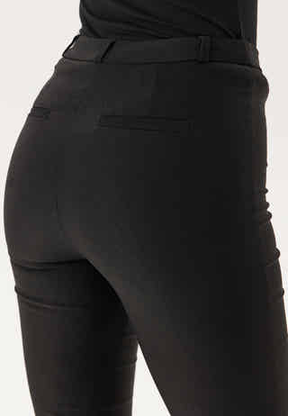 High Waist Stretchy Flared Trousers