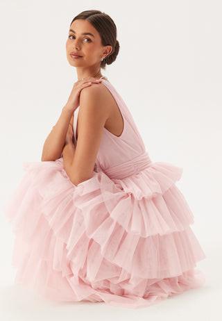 Tulle Frill Gown