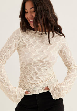 Structure Long Sleeve Top