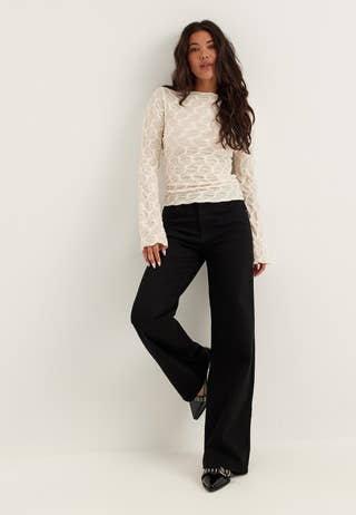 Structure Long Sleeve Top