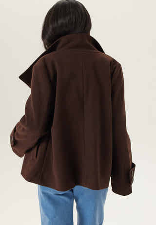 High Neck Short Coat