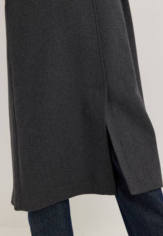 Long Wool Blend Coat
