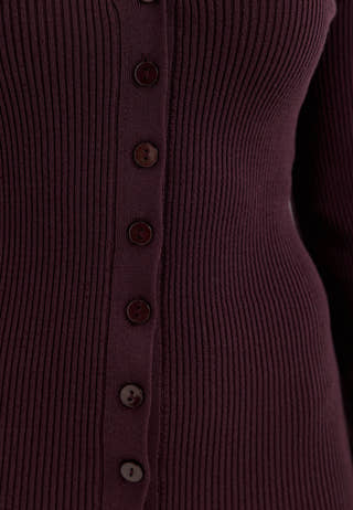 Knitted Cardigan Dress