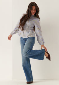 Smock Cotton Blouse