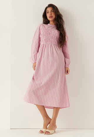 Smock Cotton Dress
