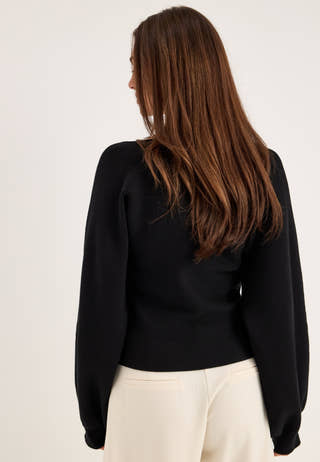 Knitted Cardigan Black