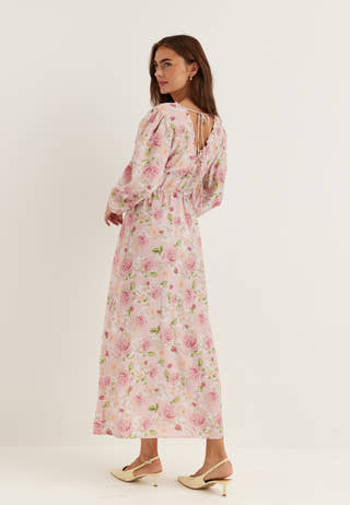 Bubbleroom – Flowy Maxi Dress – Dresses – Pink / Floral / Multi Bubbleroom – Flowy Maxi Dress – Dresses – Pink / Floral / Multi