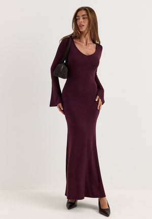 Knitted Dress Red