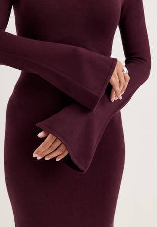Knitted Dress Red
