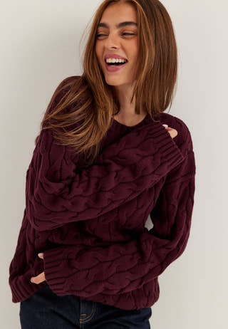 Cable Knitted Sweater