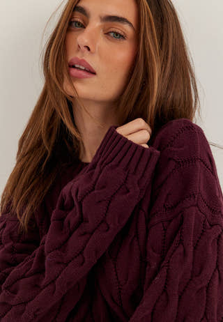 Cable Knitted Sweater