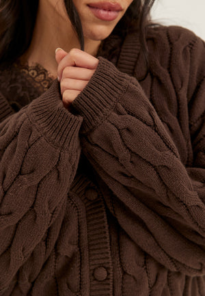 Cable Knit Cardigan