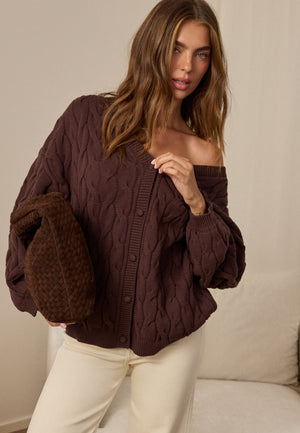 Cable Knit Cardigan