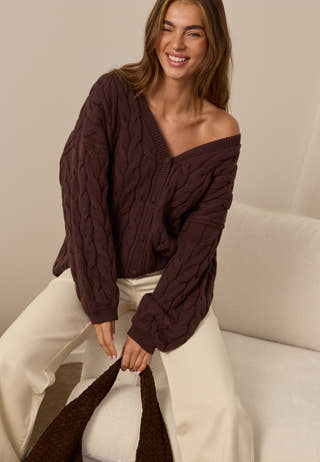 Cable Knit Cardigan