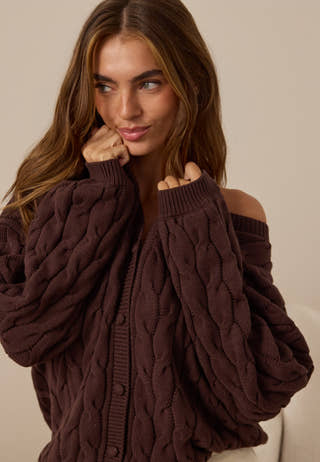 Cable Knit Cardigan