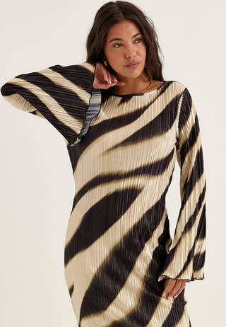 Pleated Frill Dress