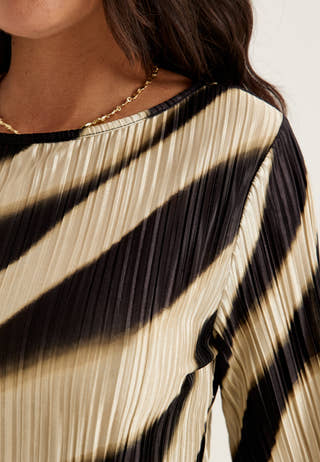 Pleated Frill Dress