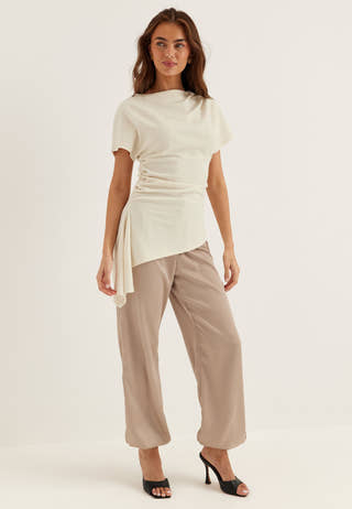 Assymetric Drapy Top