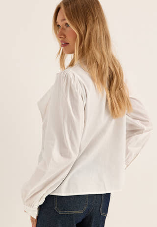 Tie Detail Blouse White