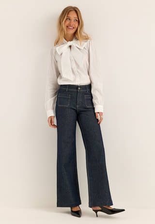 Tie Detail Blouse White