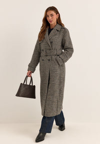 Wool Blend Trench Coat