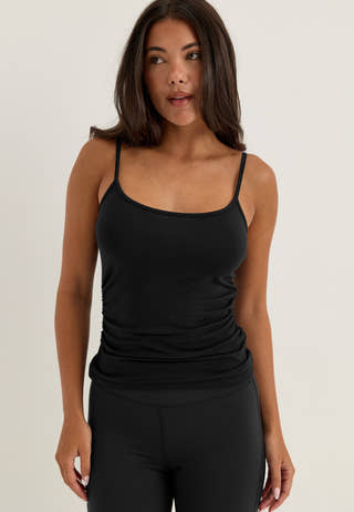 Modal Strap Singlet Black