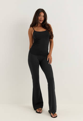 Modal Strap Singlet Black