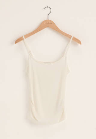 Modal Strap Singlet White