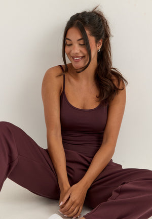 Modal Strap Singlet Purple