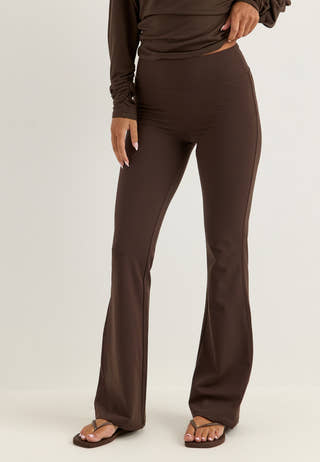 High Waist Tights Brown