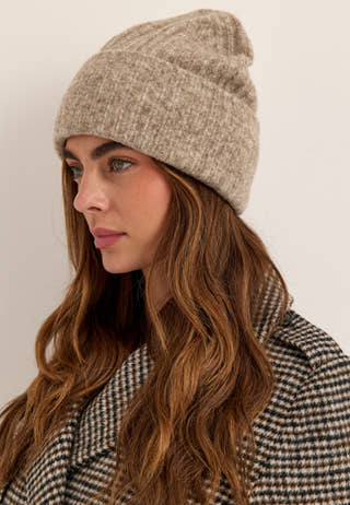 Wool Blend Knitted Hat