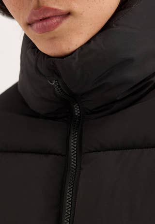 Padded Puffer Jacket Black