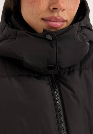 Padded Down Jacket Black