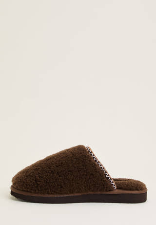 Teddy Slipper Brown
