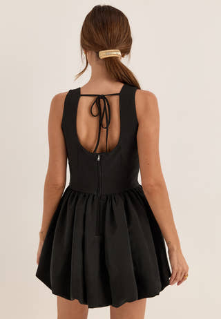 Remake Bubble-Hem Short Dress