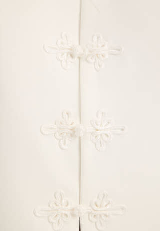 Agraffe Short Blazer White