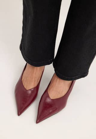Pointy Kitten Heel Pumps