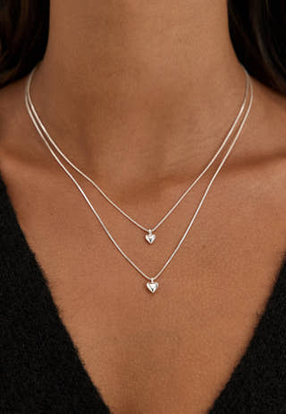 Penina Gift Set, Necklace & Earstuds, silver-plated Silver