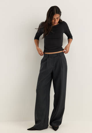 3/4 Sleeve Top Black