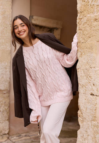 Cable Knitted Sweater