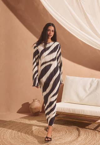 Pleated Frill Dress