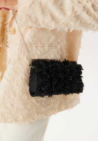 3D Floral Clutch